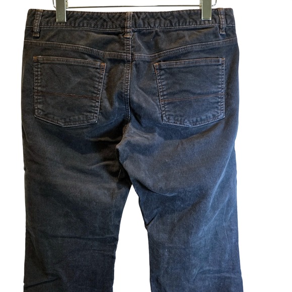 Polo Jeans Co Ralph Lauren Corduroy Pants Womens 12 x 32 Dark Gray Boot Mid-Rise - Picture 4 of 11